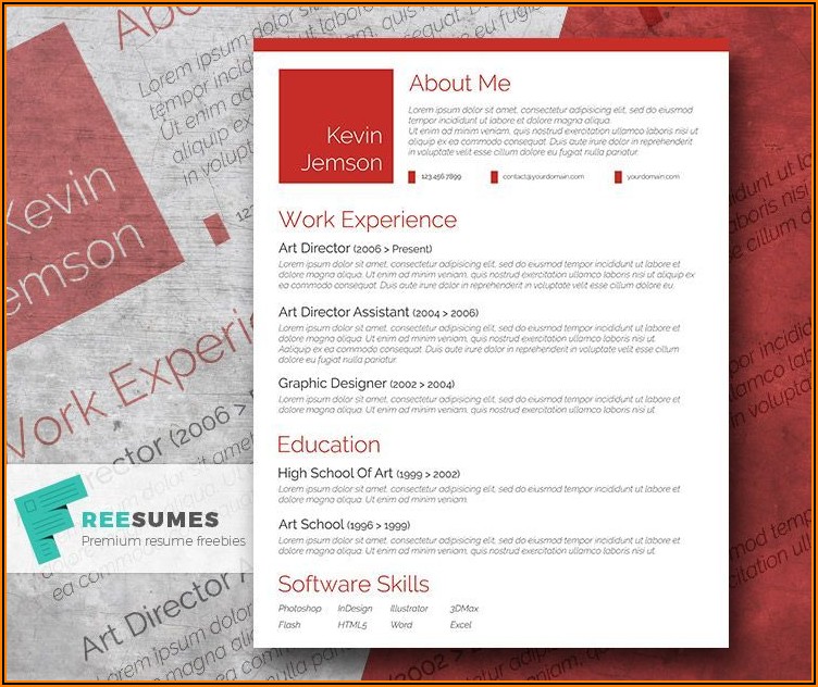Professional Resume Templates Word Free Download