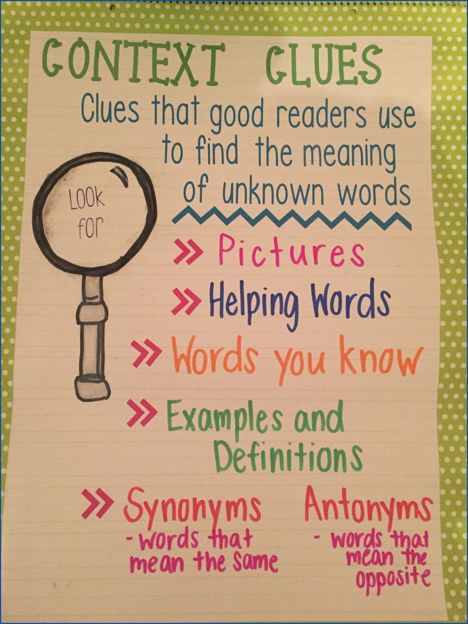 2nd Grade Context Clues Worksheets