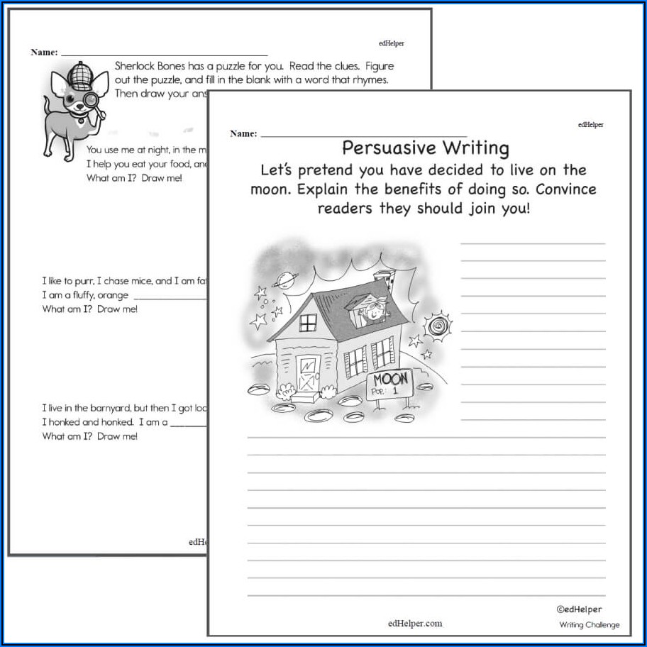 3rd Grade Paragraph Writing Worksheets Pdf