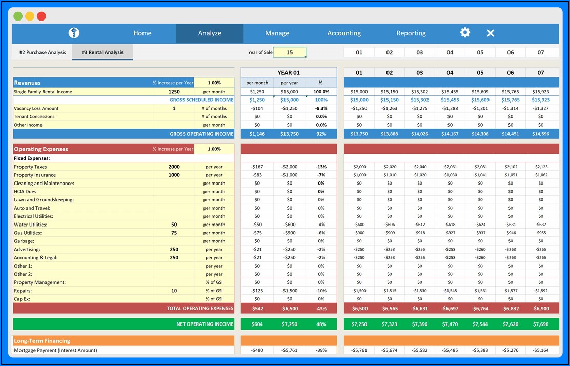 Excel Spreadsheet For Rental Property Management