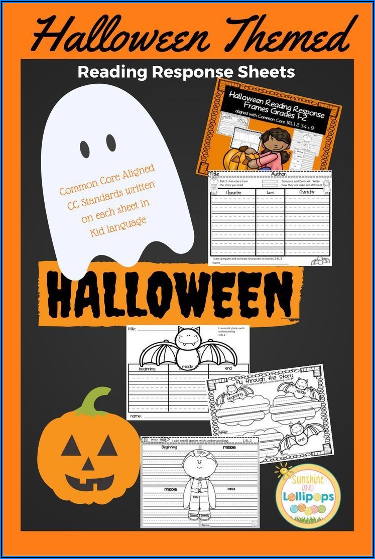 First Grade Halloween Reading Comprehension Worksheets