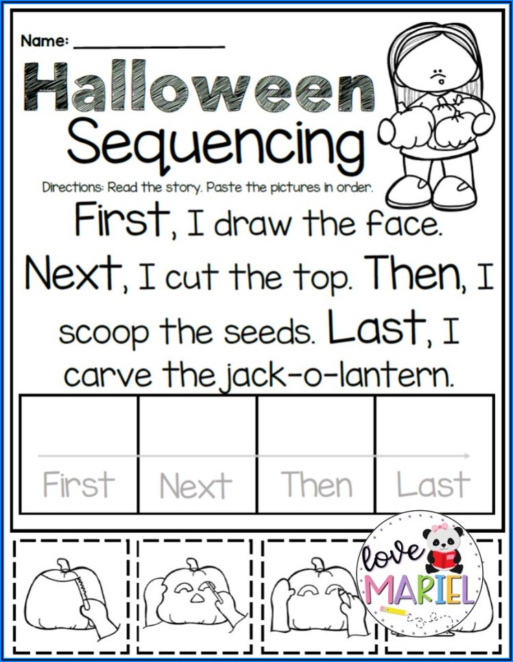 First Grade Halloween Worksheets