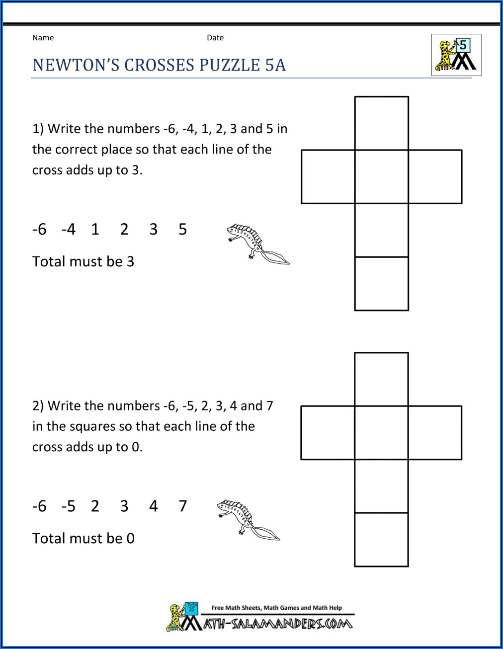 Fun Math Puzzle Worksheets For 5th Grade