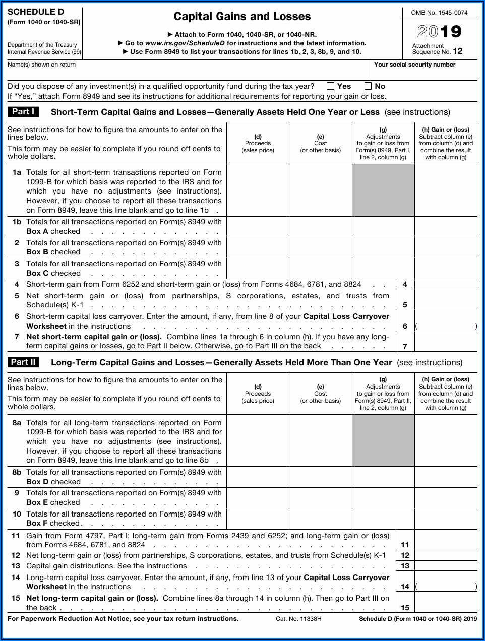 Irs.gov Qualified Dividends And Capital Gains Worksheet