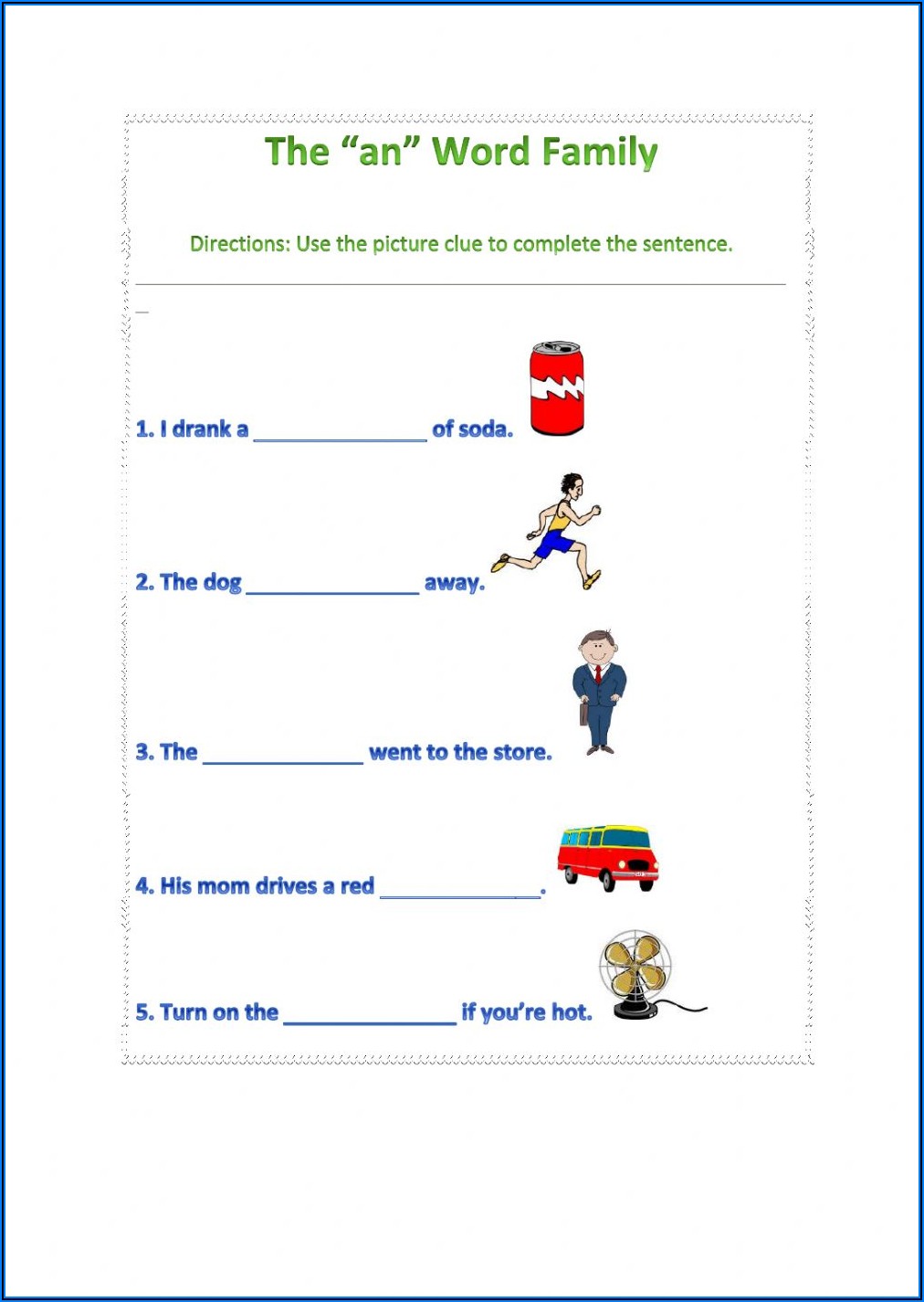 Word Families Worksheets 3rd Grade