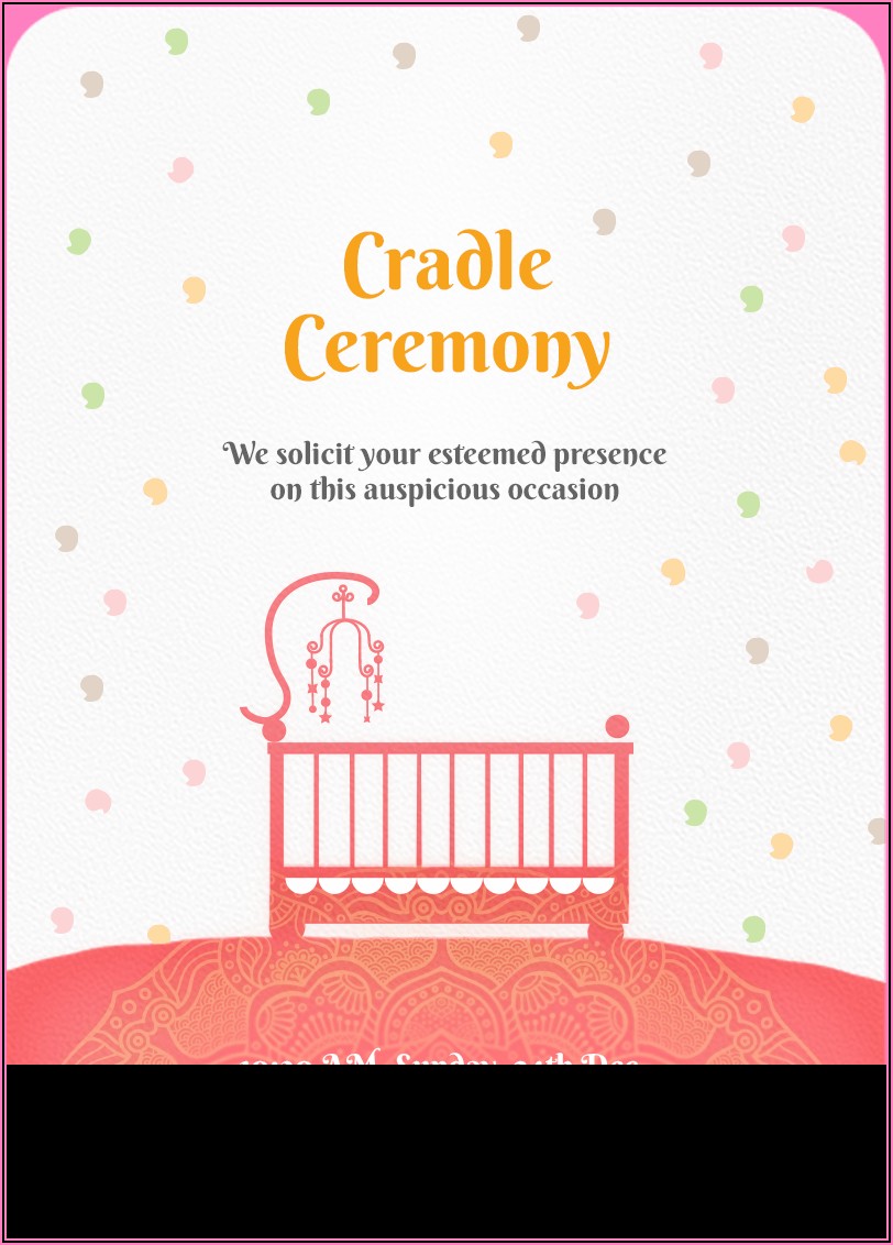 Baby Girl Naming Ceremony Invitation Message