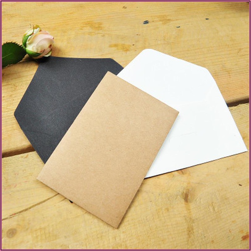 Blank Invitation Paper And Envelopes