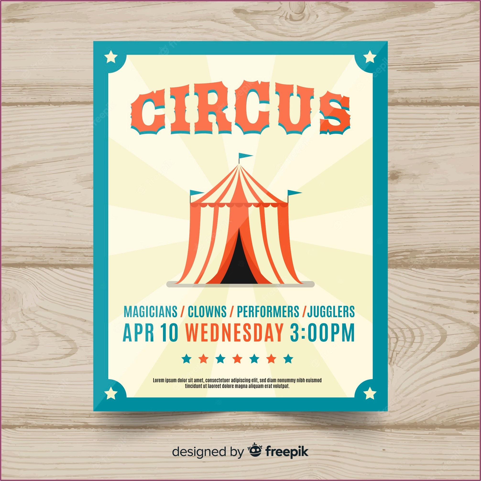 Circus Invitation Template Free