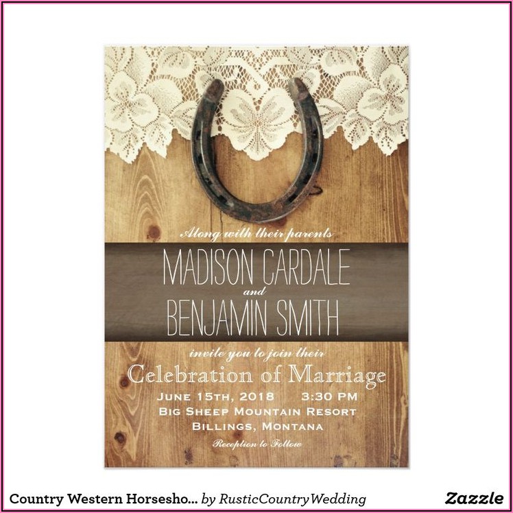Country Style Wedding Invitations