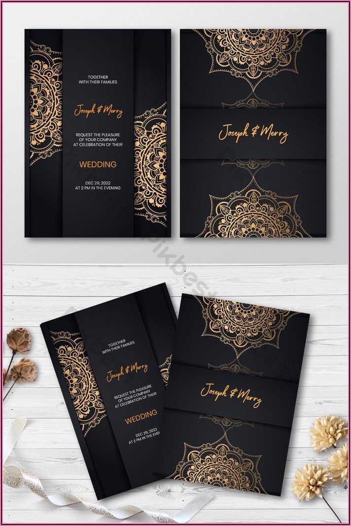 E Wedding Invitation Cards Templates Free Download