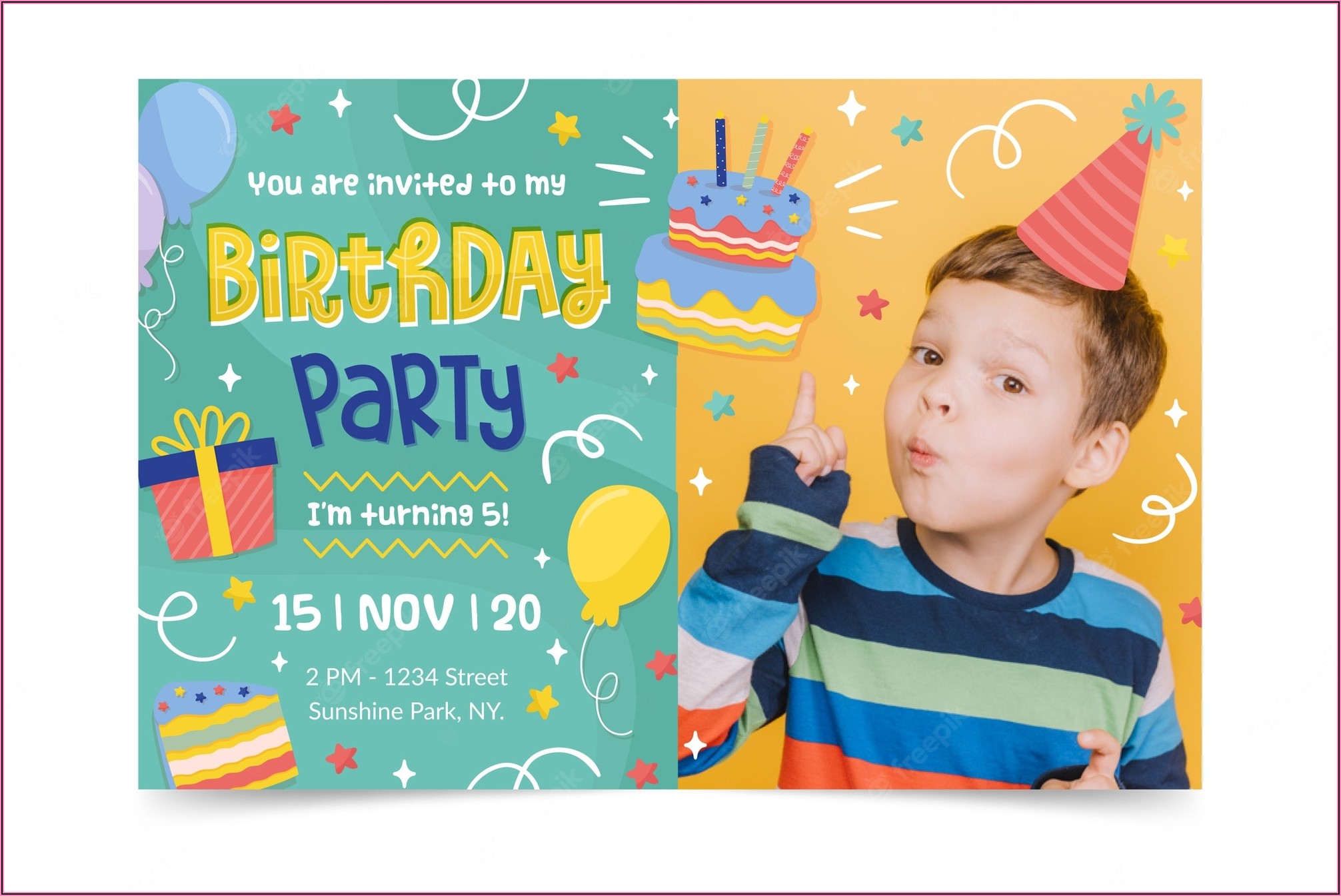 First Birthday Online Invitation Templates Free