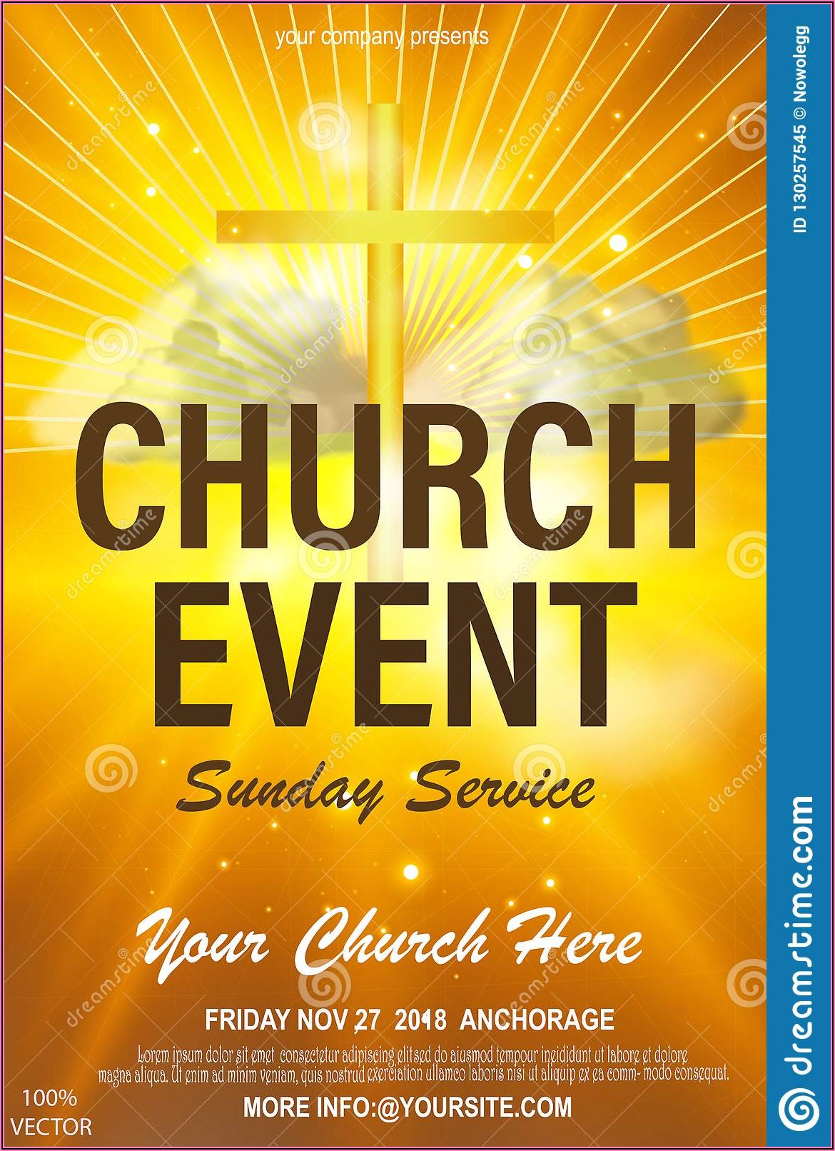 Free Invitation To Church Service Flyer