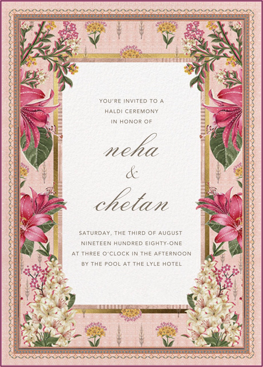Paperless Post Indian Wedding Invitations
