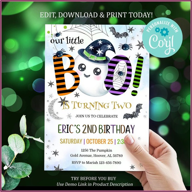 Printable 1st Birthday Invitations Boy