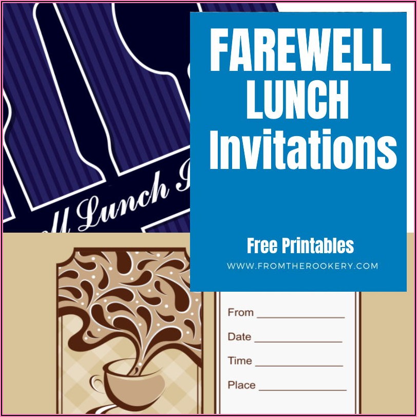 Sample Lunch Invitation Email To Colleagues