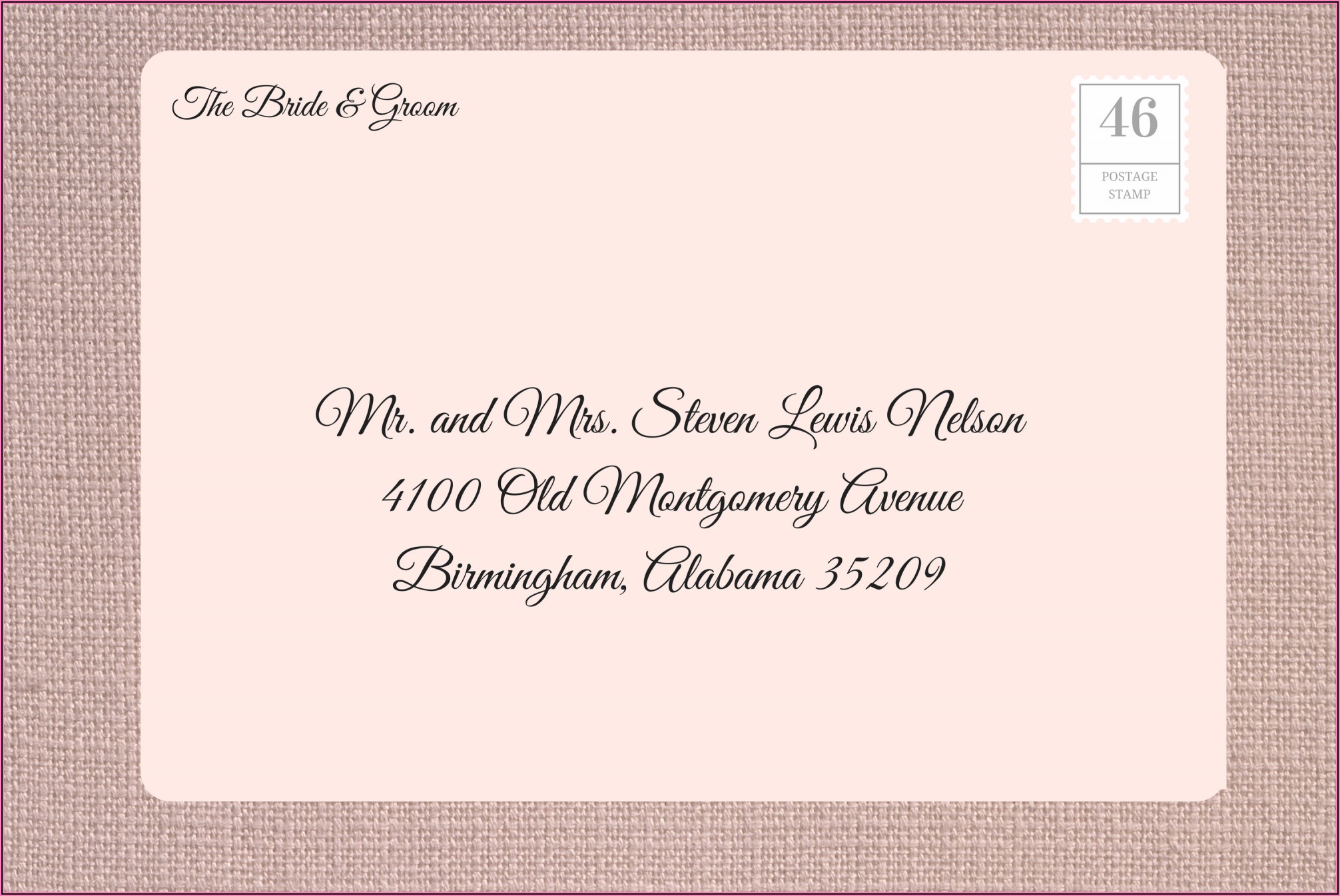 Wedding Invitation Edicate Addresses